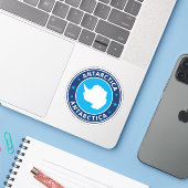 Sticker Antarctique (Ordinateur portable avec iPhone)