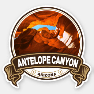 Sticker Antelope Canyon Arizona Travel Badge