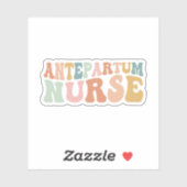 Sticker Antepartum Infirmière, travail et accouchement Ant (Feuille)