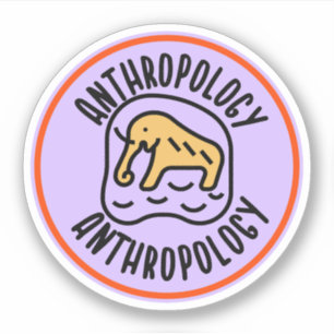 Sticker Anthropologie sociale, Anthropologie étudiante