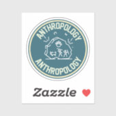 Sticker Anthropologie sociale, Anthropologie étudiante (Feuille)