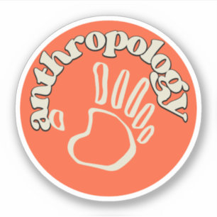 Sticker Anthropologie sociale, étudiant en anthropologie