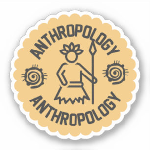 Sticker Anthropologie sociale, étudiant en anthropologie