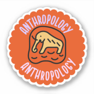 Sticker Anthropologie sociale, étudiant en anthropologie