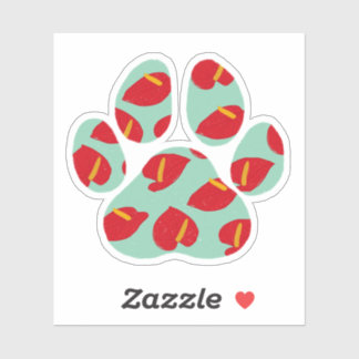 Sticker Anthurium Paw
