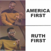 Sticker anti-nationaliste anti-apartheid (Devant)