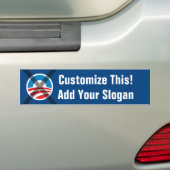 Sticker anti-Obama Bumper FAITES VOTRE PROPRE ! (En voiture)