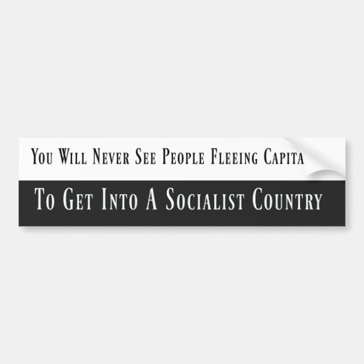 Sticker anti-socialiste (Devant)