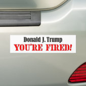 Sticker anti-Trump (En voiture)