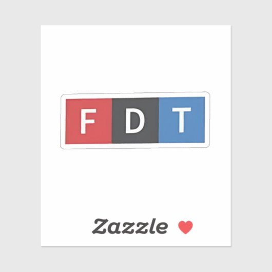 Sticker Anti-Trump et ses anti-Maga-démocrates subtils (Feuille)