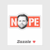 Sticker Anti Vance - NOPE (Feuille)