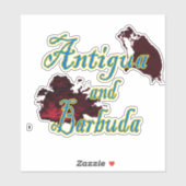 Sticker Antigua-et-Barbuda (Feuille)