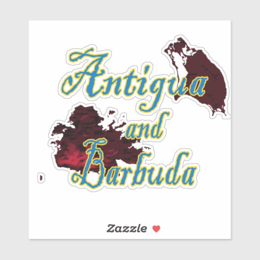 Sticker Antigua-et-Barbuda (Feuille)