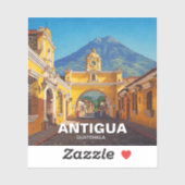 Sticker Antigua Guatemala Travel (Feuille)
