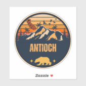 Sticker Antioch, Californie (Feuille)