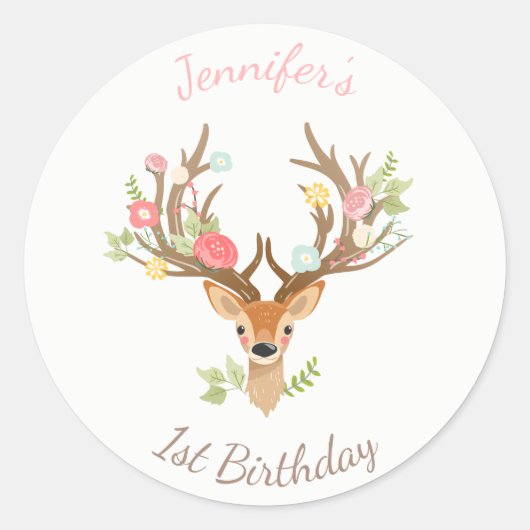 Sticker Antlers (Voorkant)
