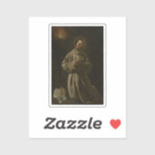 Sticker Antoine de Padoue (Francisco de Zurbarán, 1627-30) (Feuille)