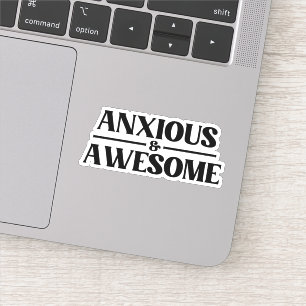 Sticker Anxieux Et Incroyable