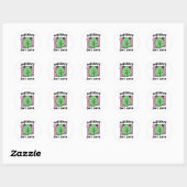 Sticker Anxieux Mais Mignon, Drôle Anxieux Frog (Feuille)
