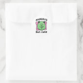 Sticker Anxieux Mais Mignon, Drôle Anxieux Frog (Sac)