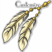 Sticker Apache Feathers Thunder_Cove (Devant)