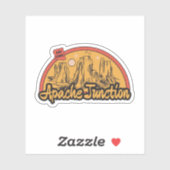 Sticker Apache Junction, Arizona (Feuille)