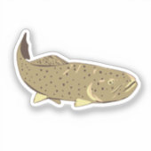 Sticker Apache Truite vue avant WPA Art (Recto)