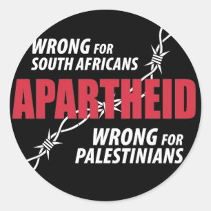 Sticker Apartheid