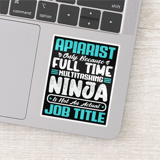 Sticker Apiariste Apiculture Profession professionnelle Ap (Détail)