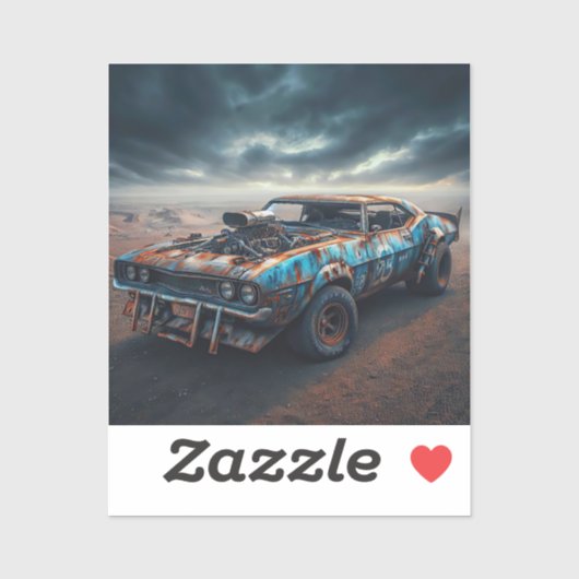 Sticker Apocalypse Classic Chevy Camaro (Feuille)