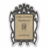 Sticker Apothecaire de Lilac Cloven : Armadillo Bile (Devant)