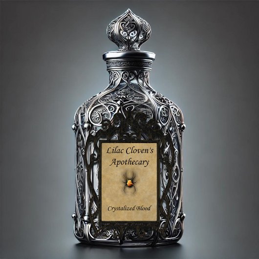 Sticker Apothécaire de Lilac Cloven : Sang cristallisé