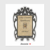 Sticker Apothécaire de Lilac Cloven : Vieux Sang (Feuille)