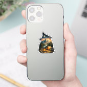 Sticker Appel de la nature-Aventure de camping (Téléphone)