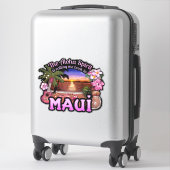 Sticker Appel de l'Esprit Maui Aloha (Sur valise)