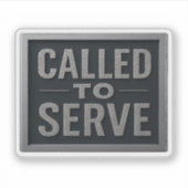 Sticker Appelé pour Serve™ LDS (Devant)