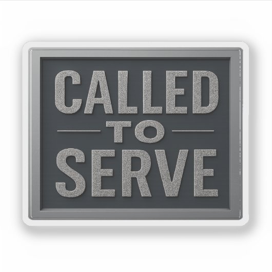 Sticker Appelé pour Serve™ LDS (Devant)