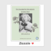 Sticker Appelle Ta Mère ! Hulaula (Feuille)