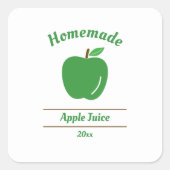 Sticker Apple Juice Label (Voorkant)