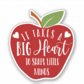 Sticker Apple pour enseignant (Devant)