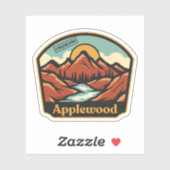 Sticker Applewood, Colorado (Feuille)