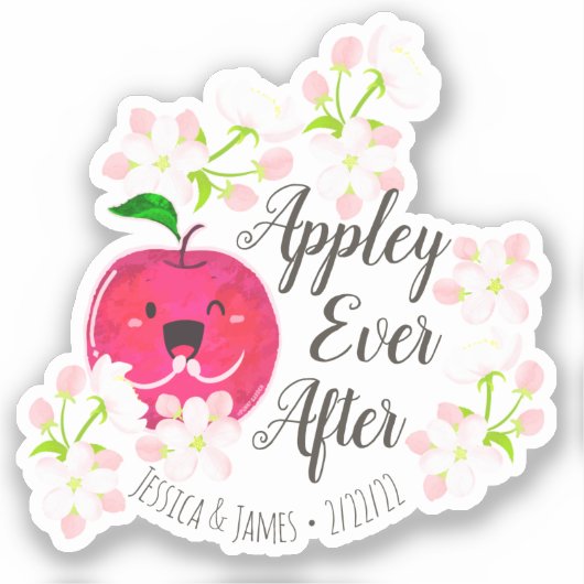 Sticker Appley Ever After - Punny Garden (Recto)
