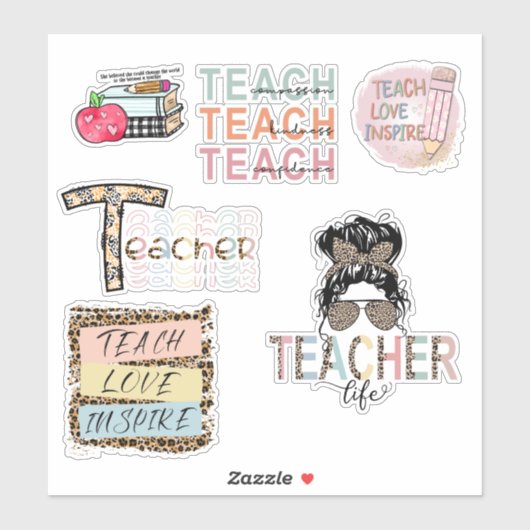 Sticker Appréciation de l'enseignant (Feuille)