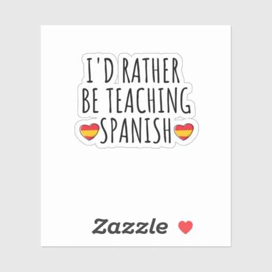 Sticker apprendre ou parler espagnol (Feuille)