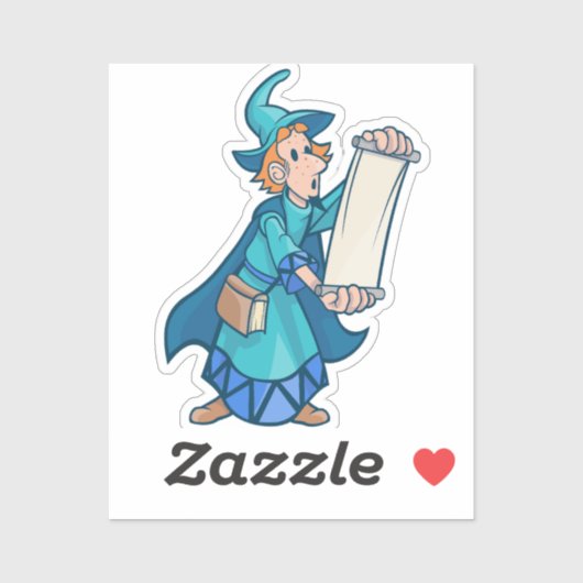 Sticker Apprentice de Wizard (Feuille)