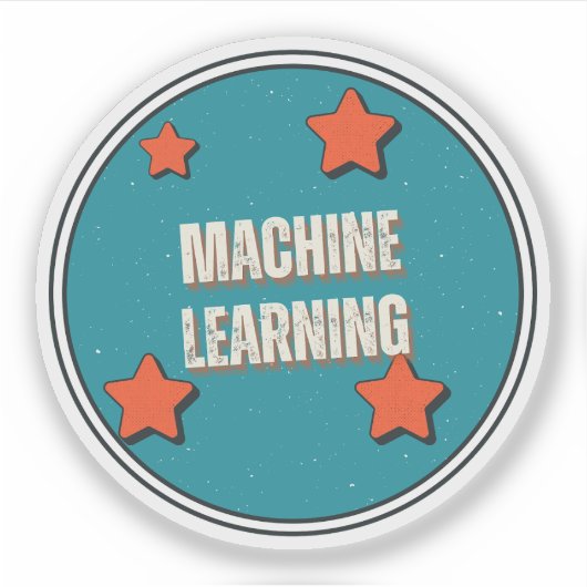 Sticker Apprentissage Automatique (Devant)