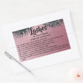 Sticker APRÈS LES INSTRUCTIONS DE SOINS (Enveloppe)