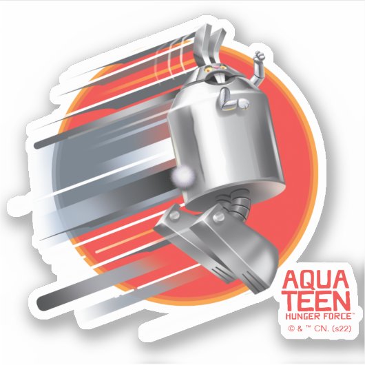 Sticker Aqua Ado Hunger Force Rabbot (Devant)