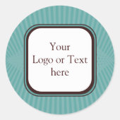 Sticker Aqua Spring Rays (Devant)