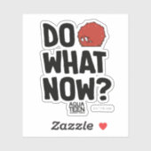 Sticker Aqua Teen Hunger Force Meatwad "Do What Now?" (Feuille)